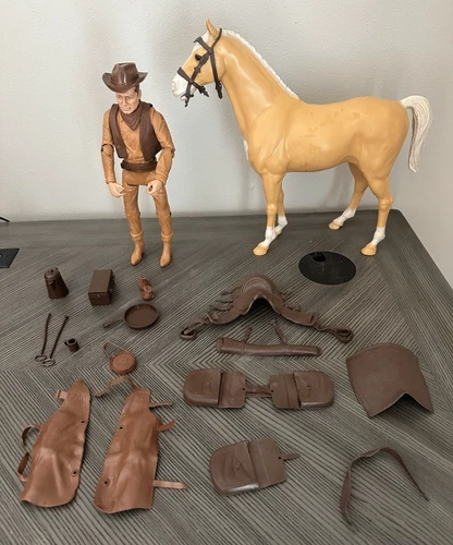 Marx Best of the West Johnny West and Thunderbolt Incomplete - Notes for Info