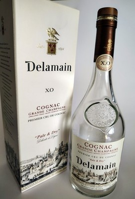 Delamain XO Cognac.  EMPTY BOTTLE WITH BOX