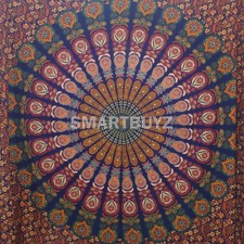Indian Tapestry Wall Hanging Mandala Bedspread Hippie Gypsy Throw Bohemian Cover