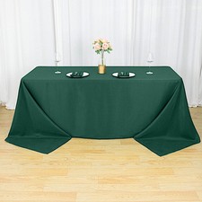 5 pcs 90x132" PREMIUM RECTANGLE Polyester TABLECLOTHS Catering Quality Linens