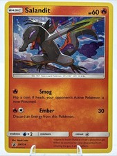 Pokemon TCG Salandit SM154 Sm Holo Promo LP