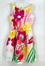 Lilly Pulitzer May Flowers Floral Sleeveless Dress -100% Cotton -Women's Size 0