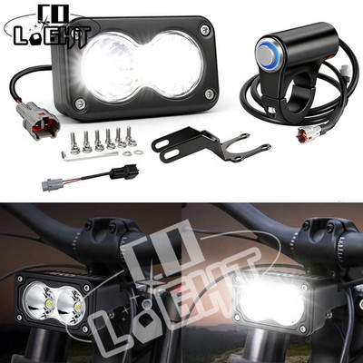For 2018-2024 Sur-Ron/Talaria S2 Pro 6000K LED Headlight Kit Spot Cube Pods 3''