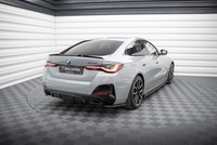 Heck Ansatz Flaps Diffusor V.1 FüR BMW M440I Gran Coupe G26 HeckschüRze Schwarz