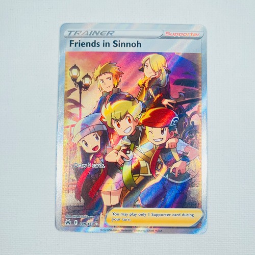 Friends in Sinnoh (Full Art) Holo Ultra Rare SWSH: Crown Zenith 149/159 NM