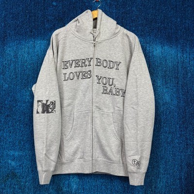 Troye Sivan Loves You Baby Rock Zip-Up Hoodie Size Large