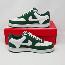 Nike Court Vision Low Nubuck Premium Shoes Size 7 Green/White Women's IM1652-300