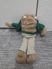 Vintage Frog Toad Plush 1979 Eden 12" RARE HTF Arnold Lobel