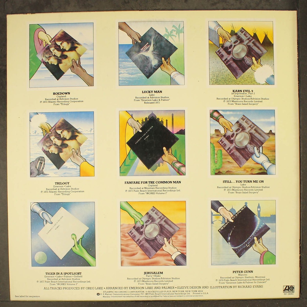 EMERSON,LAKE & PALMER: best of ATLANTIC 12