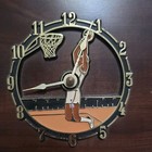 Michael Jordan Chicago Bulls Clock Basketball Card Vintage Rare Retro — photo 4