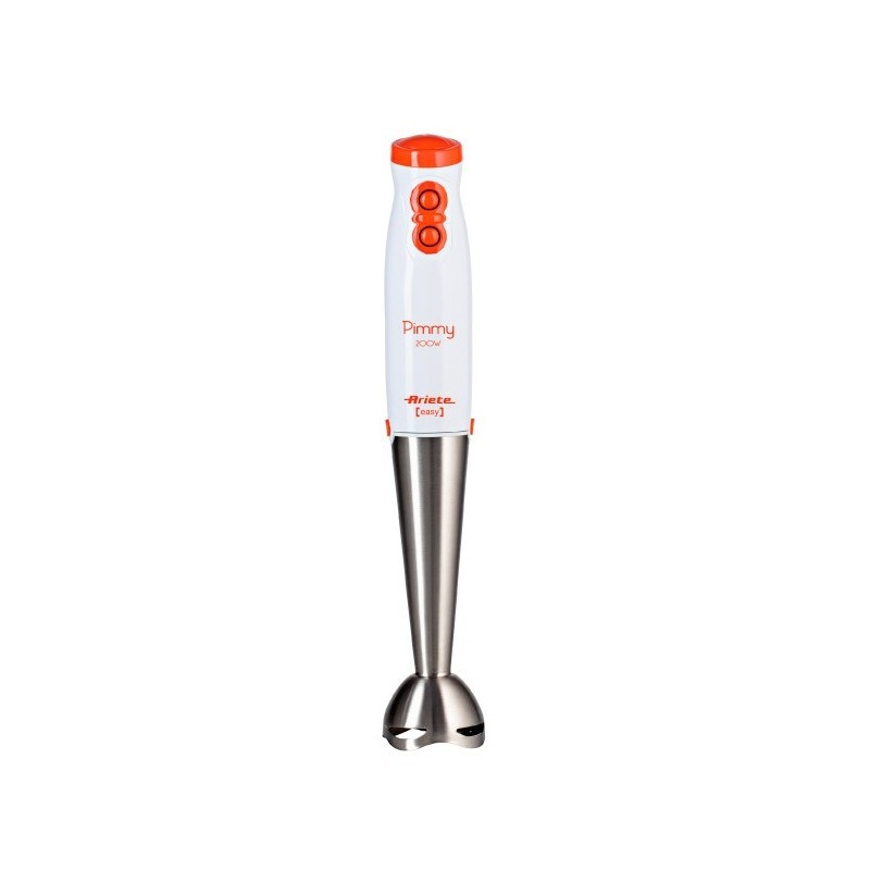Ariete 881 Frullatore ad immersione 200 W Arancione, Acciaio inossidabile, Bianc