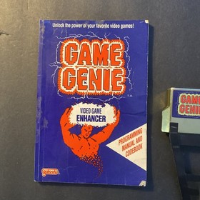 Galoob Game Genie 7356 for NES Gold with Programming Manual  Codebook