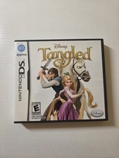 Disney's Tangled Nintendo DS Complete w/ Insert & Poster ~ Tested & Working