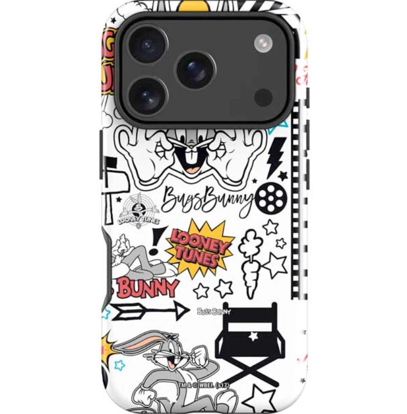 Looney Tunes Bugs Bunny Patches iPhone Case