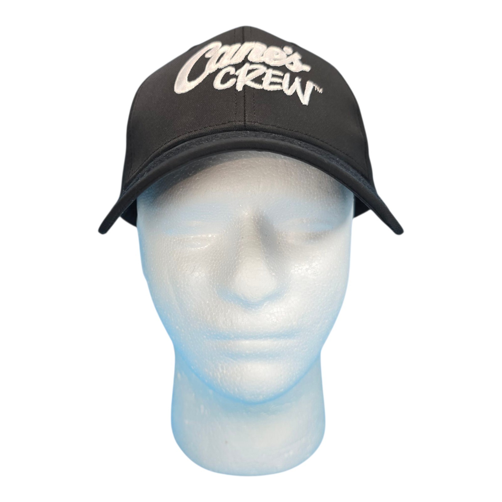 Raising Cane's Crew Hat Cap Black Adjustable Employee Uniform Fast Food