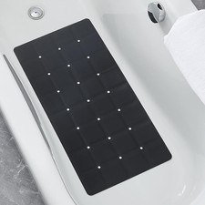 Foldable Non Slip Silicon Bath Mat Bathtub Mat Shower Mats No Suction Cups for T