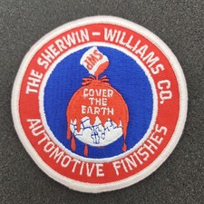 Patch Sherwin Williams Co Automotive Finishes 4 Paint Embroidered 1970s Vtg Patch Sherwin Williams Co Automotive Finishes 4 Paint Embroidered 1970s Vtg