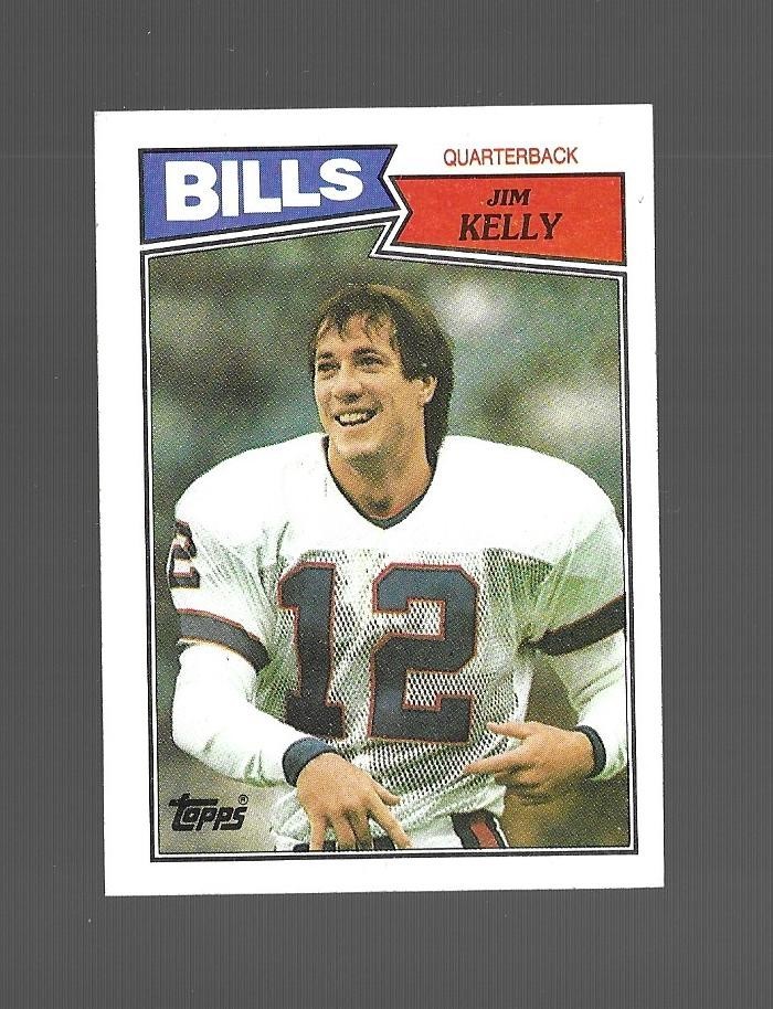 1987 TOPPS #362 JIM KELLY ROOKIE HALL OF FAMER BUFFALO BILLS HIGH GRADED SHAPE!