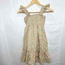 J. Crew Crewcuts Girls Dress Smocked Ruffle T...