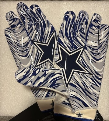 Dallas Cowboys Men s Nike Superbad Football Gloves New 4XL Blue & White NWT NFL
