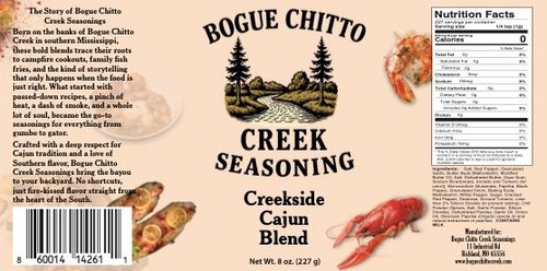 Bogue Chitto Creek Gewürz Cajun Mischung Zitrone Pfeffer Knoblauch Butter Meeresfrüchte kochen - Bild 13 von 24