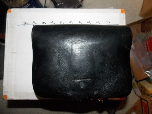 CIVIL WAR ERA STYLE LEATHER CARTRIDGE BOX MARK MADE BY LUND