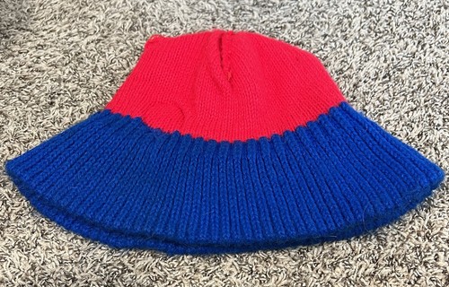 Vintage 80s Buffalo Bills Knit Winter Bucket Hat RARE - Picture 11 of 11