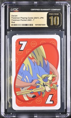 Pokemon Playing Card (2021) Zacian UNO Red Pop 2!! None Higher