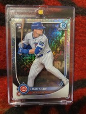 2025 Topps Bowman Chrome #46 Matt Shaw Silver Refractor Rookie Card