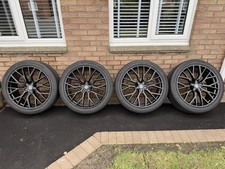 22” Jaguar Alloy Wheels With Tyres 5x108 Pcd