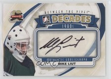 2011-12 ITG Between the Pipes Authentic Goaliegraph Mike Liut #A-MLI Auto 1pc9