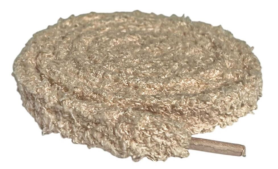 Шнурки Tipstar Flauschig Spitze бежевого цвета длиной 8 мм и длиной 125 см 2290₽