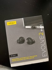 Jabra Evolve2 Buds TYPE C MS True Wireless Earbuds Black New-In-Box Unused