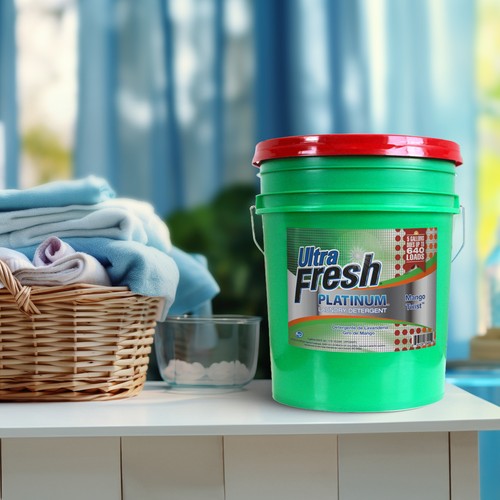 Ultra Fresh 3X Platinum Laundry Detergent, Up to 640 Loads, Mango Twist, 5 Gal - Picture 7 of 9