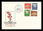 Dr Jim Stamps Switzerland Musee Philatelilque Palais Des Nations 4v Set 1962 FDC