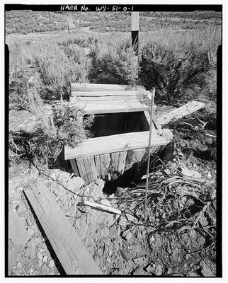 South Superior WY 1950s Horse Thief Canyon Valve Box Superior Coal Mines