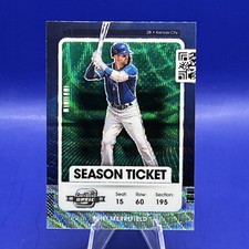 Whit Merrifield 2021 Contenders Optic Green Wave Prizm