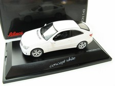 Mercedes Benz Clc Concept White Schuco 07243 1/43 White Cl203 2008 Coupe