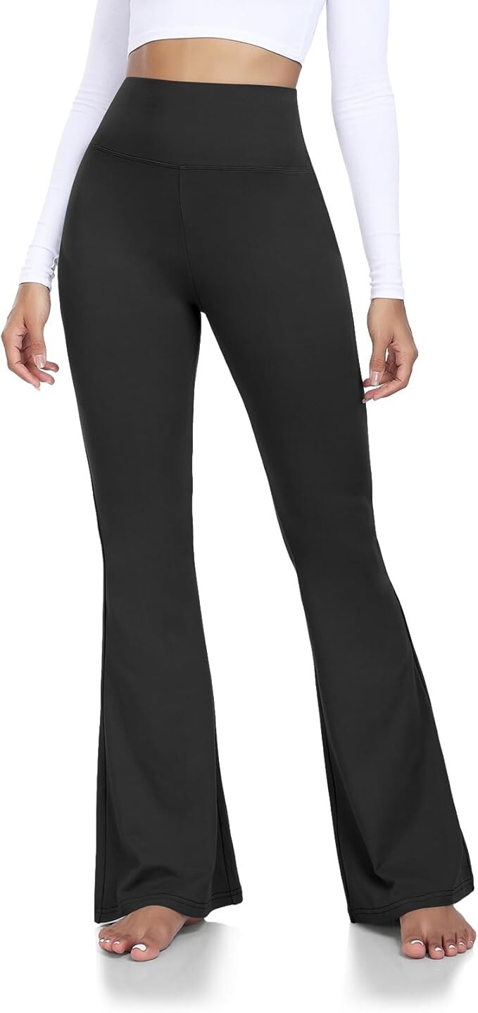 ALTRA ACTINPUT Pantaloni Yoga Donna Leggings Svasati Vita Alta Bootcut