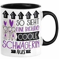 Schwägerin Geschenk Tasse Geschenkidee für Schwägerin Geburtstag Weihnachten Spr