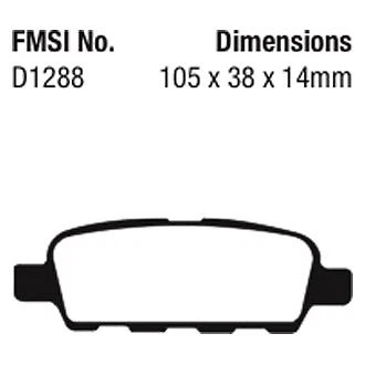 Pastillas de freno traseras EBC DP31955C Redstuff cerámica bajo polvo para Nissan Altima 10-17 Foto 3 de 4