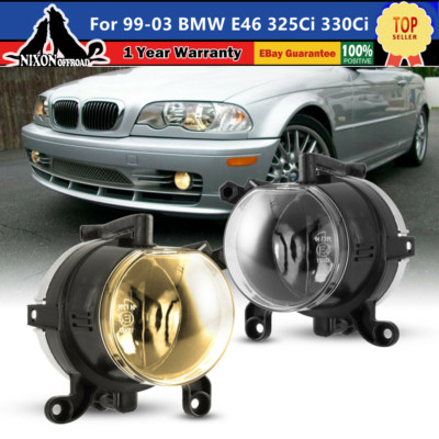 99/02 BMW E46 325ci 330ci Coupe/conv Pair HEADLIGHTS OEM XENON W/RGB