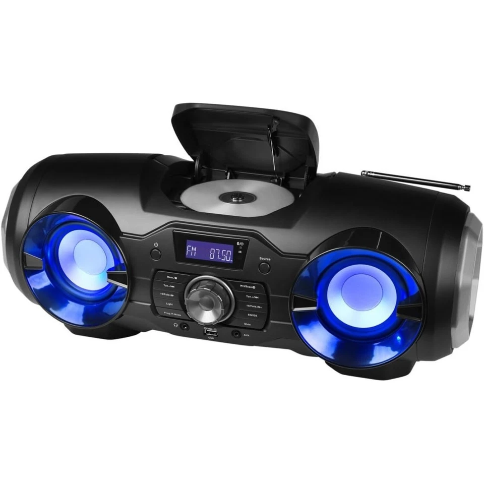 Medion Ghettoblaster Bluetooth CD MP3 bassbox Soundbar USB Radio AUX Soundsystem - Bild 3 von 4