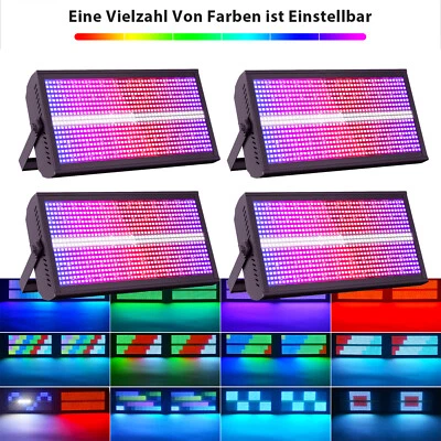 RGBW 200W LED Wallwasher Licht Strobe Bühnenlicht DJ Partylicht DMX DJ Hochzeit - Bild 1 von 4