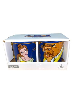 Disney 2er Set Tasse / Becher Die Schöne und das Biest Disneyland Paris Beauty Beast