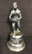 Vintage 1932 Antique Figural Basketball Trophy Rare Unique