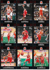 2008 Topps McDonalds All-American 9 Card Men Lot with Tyler Zeller NM