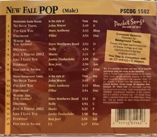 1582   POP  POCKET SONGS KARAOKE CDG  LOT MI