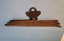 Antique Imperial Cast Iron  Dept Store Trouser Hanger Pynchon  Co. Hartford CT