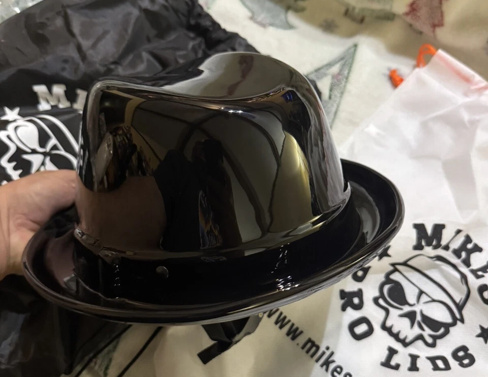 Mike’s Pro Lids Glossy Finish Fedora Size S-XL - New! Never Worn - Image 3 of 4